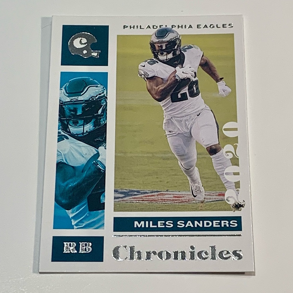 🏈 [5/$10] 2020 PANINI CHRONICLES - [BASE] #76 - MILES SANDERS NFL TRADING CARD 🏈